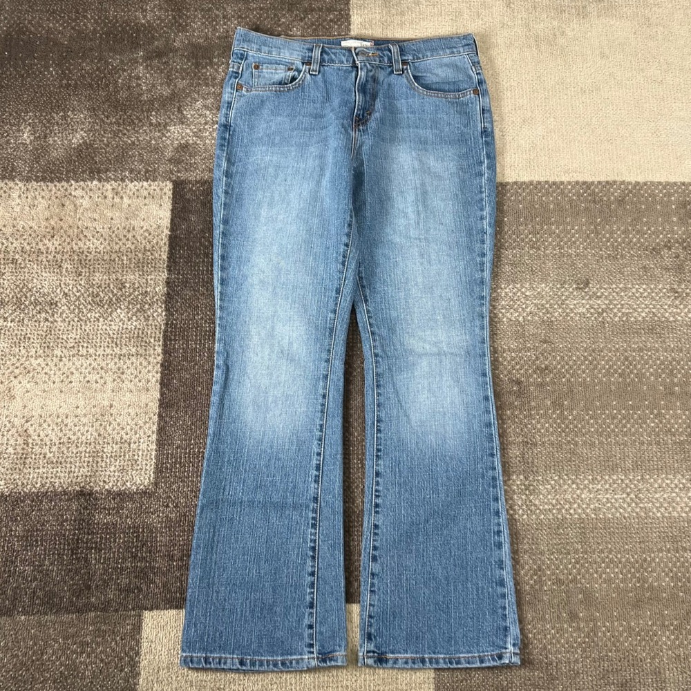Y2K Levis 515 Bootcut Jeans Womens 6S Blue Denim Stretch Boho Western